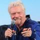 Richard Branson shortly after the flight to “space” on July 11, 2021.